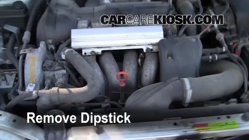 2000 Volvo V40 1.9L 4 Cyl. Turbo Oil Check Oil Level